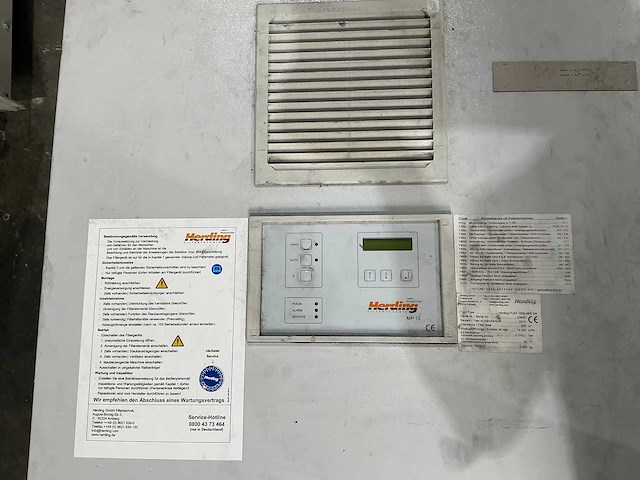 Herding - flex 1500-48/9 gk - welding fume exhaust unit - 2014 - afbeelding 9 van  20