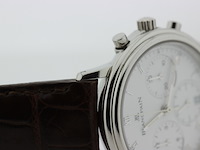 Heren chronograaf polshorloge, blanpain, villeret chronograaf, witte wijzerplaat, ca. 2000 - afbeelding 12 van  14