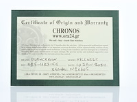 Heren chronograaf polshorloge, blanpain, villeret chronograaf, witte wijzerplaat, ca. 2000 - afbeelding 14 van  14