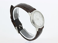 Heren chronograaf polshorloge, blanpain, villeret chronograaf, witte wijzerplaat, ca. 2000 - afbeelding 2 van  14