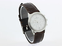 Heren chronograaf polshorloge, blanpain, villeret chronograaf, witte wijzerplaat, ca. 2000 - afbeelding 3 van  14