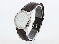 Heren chronograaf polshorloge, blanpain, villeret chronograaf, witte wijzerplaat, ca. 2000 - afbeelding 4 van  14