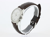 Heren chronograaf polshorloge, blanpain, villeret chronograaf, witte wijzerplaat, ca. 2000 - afbeelding 5 van  14