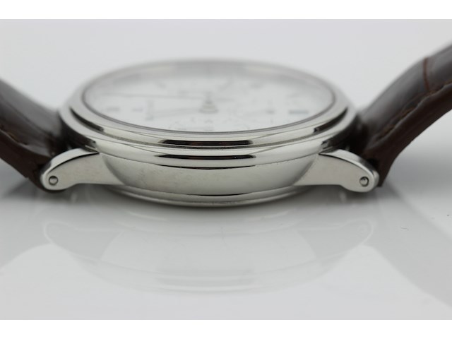 Heren chronograaf polshorloge, blanpain, villeret chronograaf, witte wijzerplaat, ca. 2000 - afbeelding 7 van  14