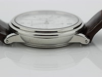 Heren chronograaf polshorloge, blanpain, villeret chronograaf, witte wijzerplaat, ca. 2000 - afbeelding 7 van  14