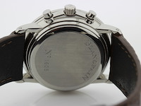 Heren chronograaf polshorloge, blanpain, villeret chronograaf, witte wijzerplaat, ca. 2000 - afbeelding 8 van  14