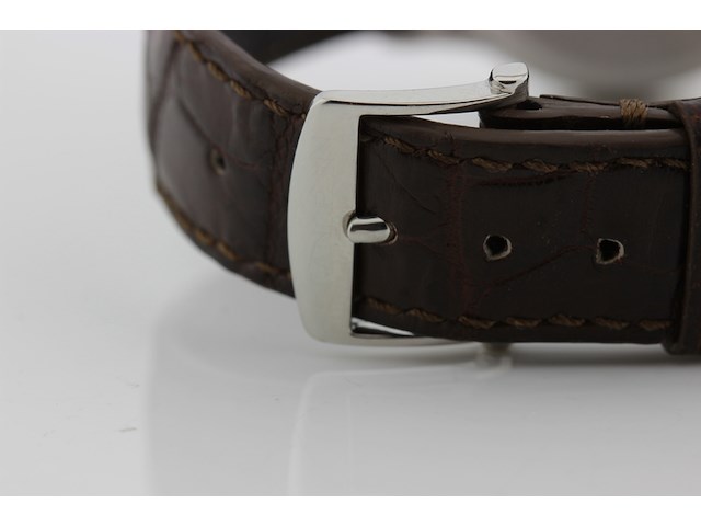 Heren chronograaf polshorloge, blanpain, villeret chronograaf, witte wijzerplaat, ca. 2000 - afbeelding 9 van  14