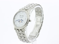 Heren chronograaf polshorloge, blanpain, villeret triple calender, witte wijzerplaat, ca. 2000 - afbeelding 3 van  8