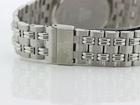 Heren chronograaf polshorloge, blanpain, villeret triple calender, witte wijzerplaat, ca. 2000 - afbeelding 5 van  8