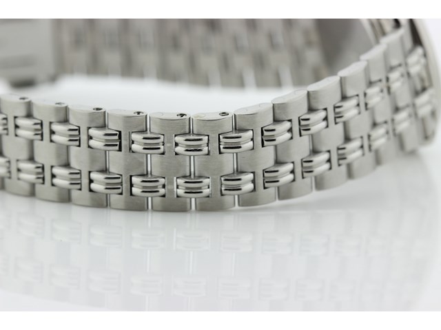 Heren chronograaf polshorloge, blanpain, villeret triple calender, witte wijzerplaat, ca. 2000 - afbeelding 8 van  8