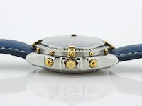 Heren chronograaf polshorloge, breitling, chronomat, blauwe wijzerplaat, ca. 2000 - afbeelding 7 van  8