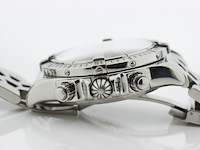 Heren chronograaf polshorloge, breitling, chronomat evolution, blauwe wijzerplaat, ca. 2010 - afbeelding 10 van  11