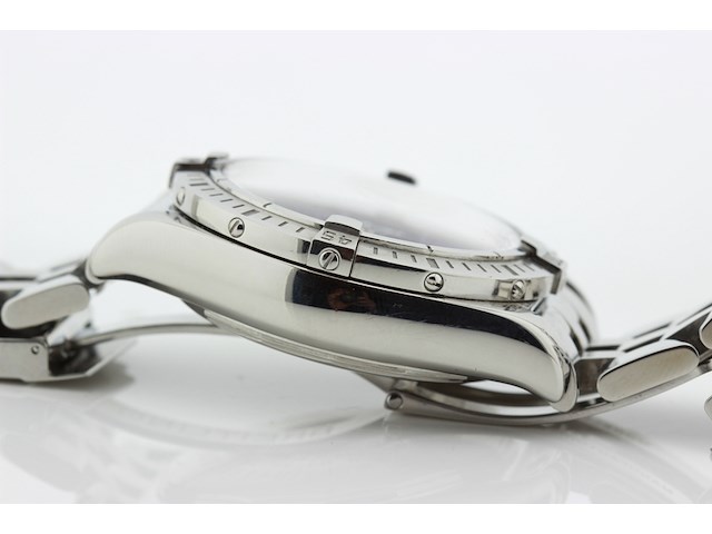 Heren chronograaf polshorloge, breitling, chronomat evolution, blauwe wijzerplaat, ca. 2010 - afbeelding 11 van  11