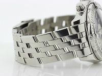 Heren chronograaf polshorloge, breitling, chronomat evolution, blauwe wijzerplaat, ca. 2010 - afbeelding 5 van  11