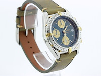 Heren chronograaf polshorloge, breitling, chronomat, groene wijzerplaat, ca. 2000 - afbeelding 2 van  7