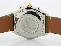 Heren chronograaf polshorloge, breitling, chronomat, groene wijzerplaat, ca. 2000 - afbeelding 5 van  7