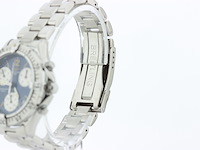 Heren chronograaf polshorloge, breitling, colt, blauwe wijzerplaat, ca. 1995 - afbeelding 4 van  8
