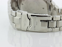 Heren chronograaf polshorloge, breitling, colt, blauwe wijzerplaat, ca. 1995 - afbeelding 6 van  8