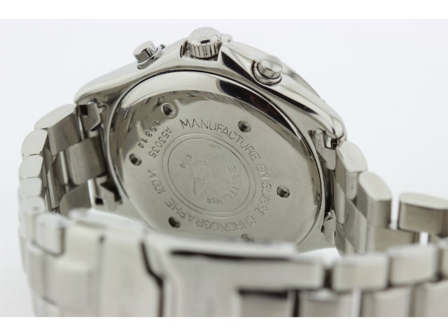 Heren chronograaf polshorloge, breitling, colt, blauwe wijzerplaat, ca. 1995 - afbeelding 7 van  8