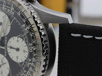 Heren chronograaf polshorloge, breitling, navytimer, zwarte wijzerplaat, 60 er jaren - afbeelding 11 van  16