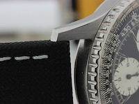 Heren chronograaf polshorloge, breitling, navytimer, zwarte wijzerplaat, 60 er jaren - afbeelding 13 van  16