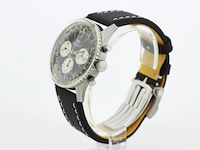 Heren chronograaf polshorloge, breitling, navytimer, zwarte wijzerplaat, 60 er jaren - afbeelding 5 van  16
