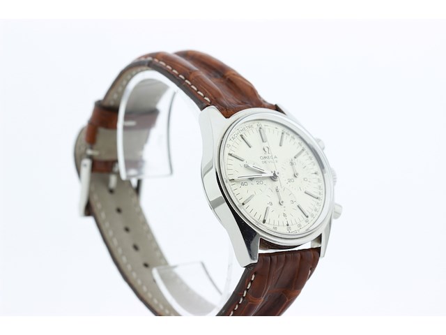 Heren chronograaf polshorloge, omega, de ville chronograaf, grijze wijzerplaat, ca 1970 - afbeelding 2 van  9