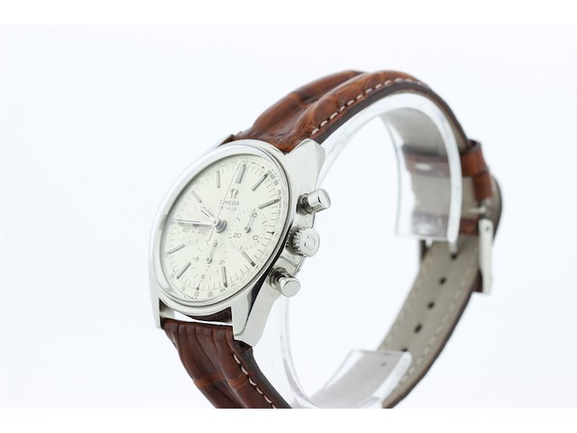 Heren chronograaf polshorloge, omega, de ville chronograaf, grijze wijzerplaat, ca 1970 - afbeelding 3 van  9