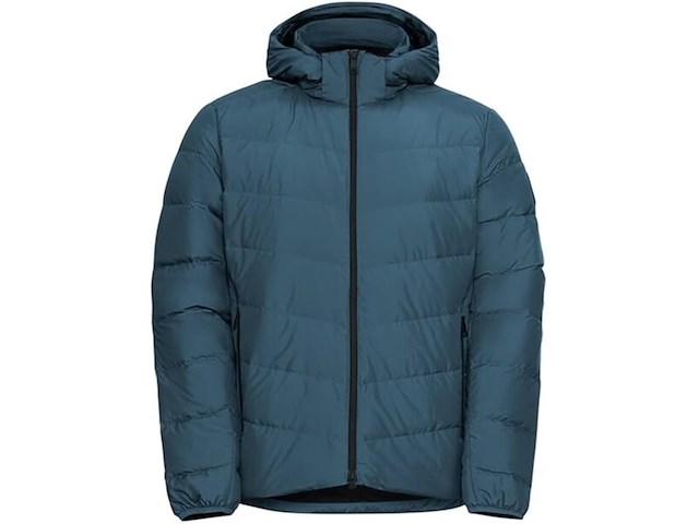 Heren donsjas jack wolfskin, colonius jkt m rds 1207431_c0539_a10 maat l , aluminium blue - afbeelding 3 van  3