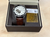Heren horloge fredric automatic, bristol collection, bruin/ zilver - afbeelding 2 van  5