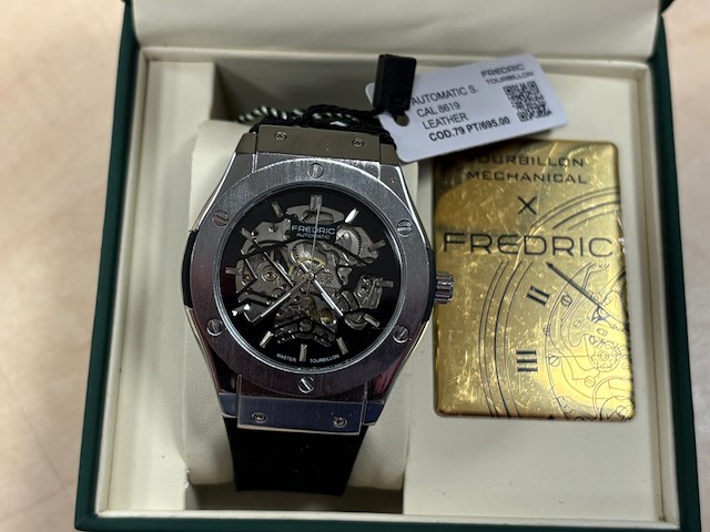 Heren horloge fredric automatic, master tourbillon, steel - afbeelding 3 van  4