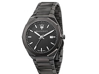 Heren horloge maserati, gunmetal 3h - afbeelding 1 van  1