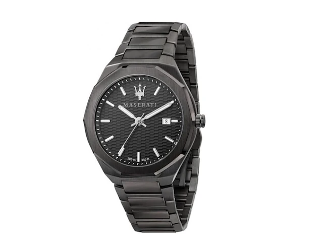 Heren horloge maserati, gunmetal 3h - afbeelding 1 van  1