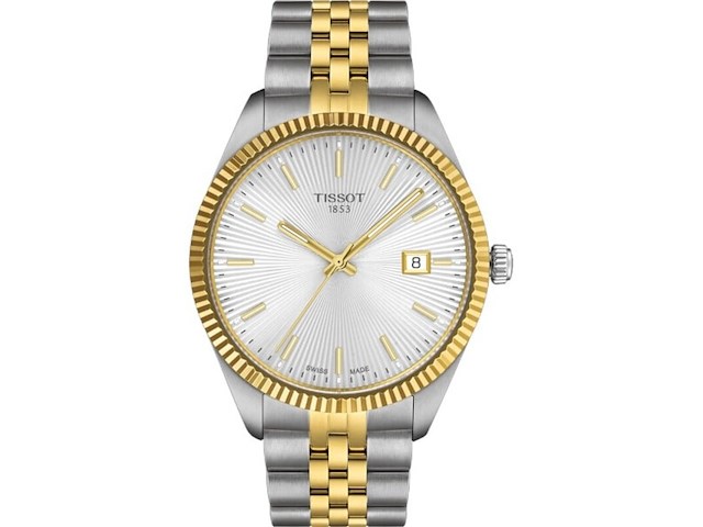Heren horloge tissot, ballade 40mm, gold/silver - afbeelding 1 van  1