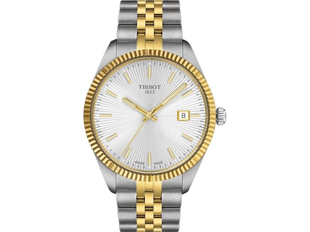 Heren horloge tissot, ballade 40mm, gold/silver - afbeelding 1 van  1