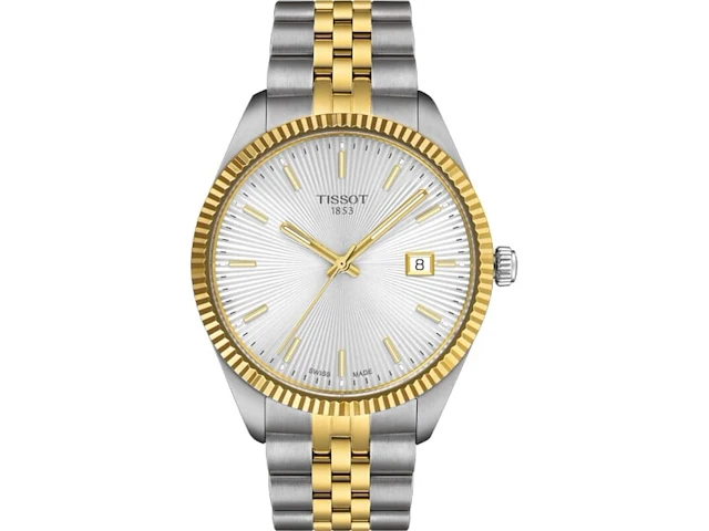 Heren horloge tissot, ballade 40mm, gold/silver - afbeelding 1 van  1