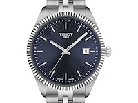 Heren horloge tissot, ballade 40mm, silver/blue - afbeelding 1 van  1