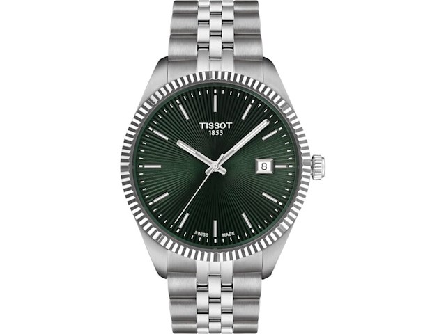 Heren horloge tissot, ballade 40mm, silver/green - afbeelding 1 van  1