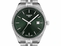 Heren horloge tissot, ballade 40mm, silver/green