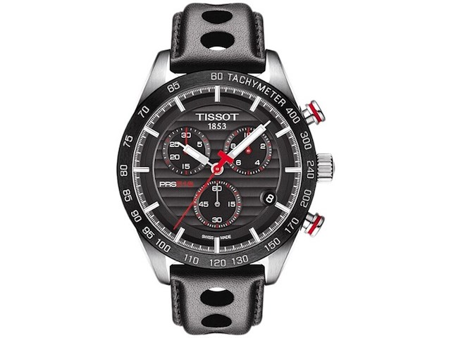 Heren horloge tissot, prs 516 chronograph, black - afbeelding 1 van  1