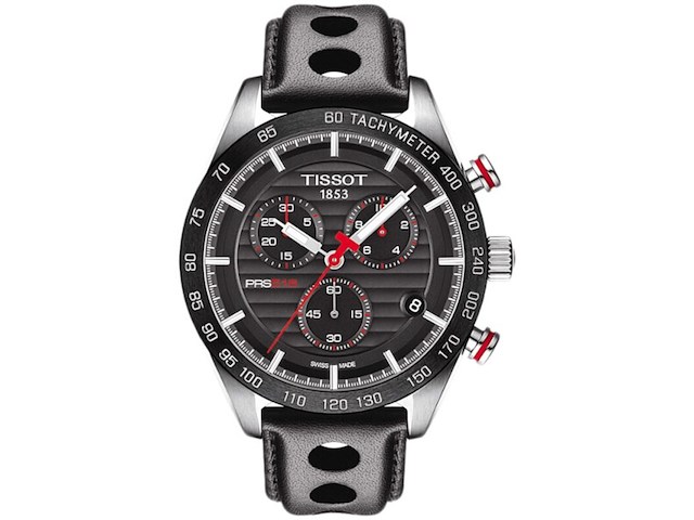 Heren horloge tissot, prs 516 chronograph, black - afbeelding 1 van  1