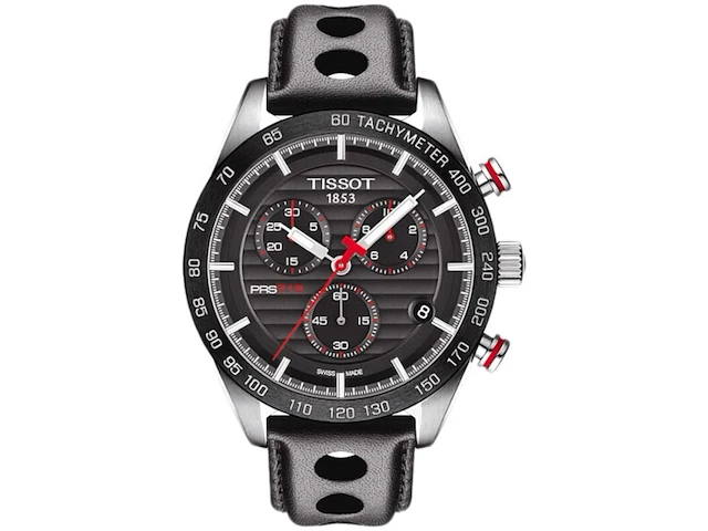 Heren horloge tissot, prs 516 chronograph, black - afbeelding 1 van  1
