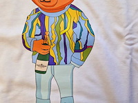 Heren kunstwerk t-shirt - bear with me - moët cartier, maat l - afbeelding 3 van  3