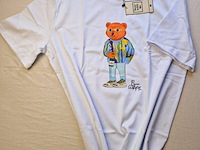 Heren kunstwerk t-shirt - bear with me - moët cartier - afbeelding 1 van  3