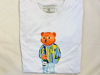 Heren kunstwerk t-shirt - bear with me - moët cartier - afbeelding 1 van  4