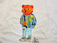 Heren kunstwerk t-shirt - bear with me - moët cartier - afbeelding 3 van  4