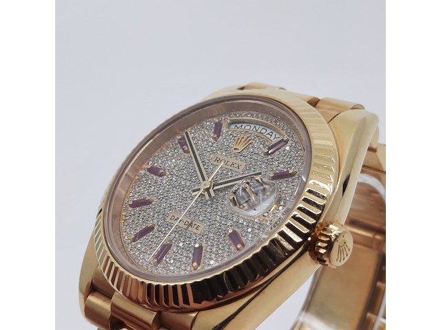 Heren polshorloge, 18 karaats, rolex, day-date (40) 228238 - afbeelding 2 van  29