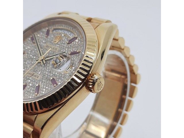 Heren polshorloge, 18 karaats, rolex, day-date (40) 228238 - afbeelding 3 van  29