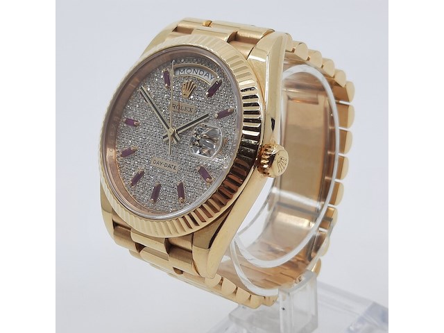 Heren polshorloge, 18 karaats, rolex, day-date (40) 228238 - afbeelding 23 van  29
