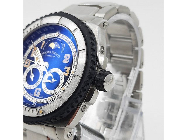 Heren polshorloge, armand nicolet, 9162-g-m9168 - afbeelding 2 van  30